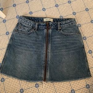Free people Jean skirt